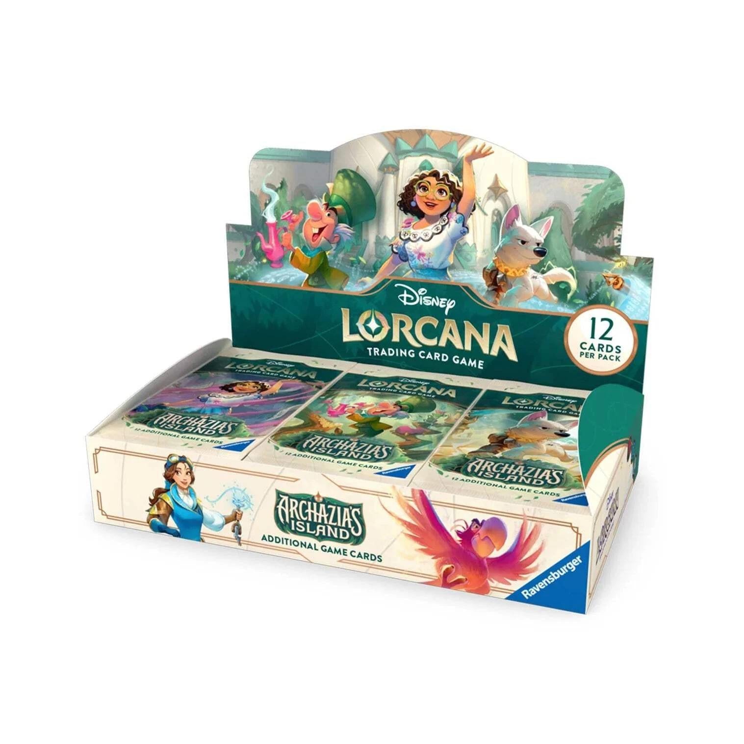 Disney Lorcana Archazias Island: Booster Display, 24 Packs of 12 Cards, English Edition
